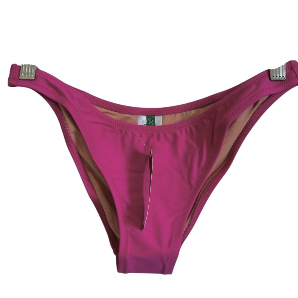 J. Crew Bikini Bottoms Hot Pink Classic Swim Suit Low Rise Size S - Picture 2 of 6